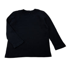 Load image into Gallery viewer, Boys Target, black waffle long sleeve tee / top, GUC, size 4,  