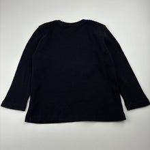 Load image into Gallery viewer, Boys Target, black waffle long sleeve tee / top, GUC, size 4,  