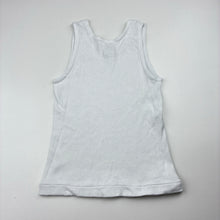 Load image into Gallery viewer, Boys Bonds, white cotton chesty singlet top, GUC, size 3,  