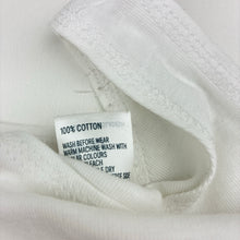 Load image into Gallery viewer, Unisex Anko, white cotton singlet top, GUC, size 4-6,  