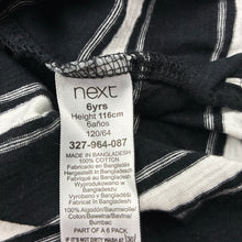 Load image into Gallery viewer, Boys Next, striped cotton tee / top, GUC, size 6,  