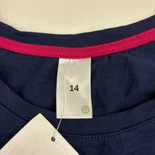 Load image into Gallery viewer, Girls Target, navy cotton long sleeve tee / top, NEW, size 14,  