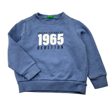 Load image into Gallery viewer, Boys United Colors of Benetton, fleece lined sweater / jumper, no size, armpit to armpit: 33cm, shoulder to cuff: 34cm, EUC, size 3,  