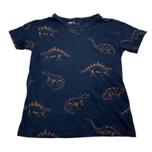 Load image into Gallery viewer, Boys Anko, navy cotton tee / top, dinosaurs, FUC, size 6,  