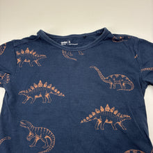 Load image into Gallery viewer, Boys Anko, navy cotton tee / top, dinosaurs, FUC, size 6,  