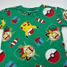 Load image into Gallery viewer, Unisex Nintendo, Pokemon cotton Christmas tee / top, EUC, size 6,  