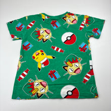 Load image into Gallery viewer, Unisex Nintendo, Pokemon cotton Christmas tee / top, EUC, size 6,  