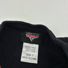 Load image into Gallery viewer, Boys DIsney, Cars, Lightning McQueen cotton tee / top, GUC, size 3,  