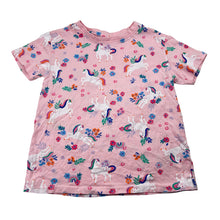 Load image into Gallery viewer, Girls Anko, cotton tee / top, unicorns, FUC, size 7,  