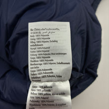 Load image into Gallery viewer, Boys Cotton On, navy hooded puffer vest / jacket, GUC, size 3-4,  