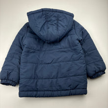 Load image into Gallery viewer, Unisex Anko, navy puffer jacket / coat, EUC, size 4,  