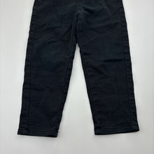 Load image into Gallery viewer, Boys Anko, black casual pants, elasticated, Inside leg: 33.5cm, GUC, size 3,  