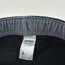 Load image into Gallery viewer, Boys Anko, black casual pants, elasticated, Inside leg: 33.5cm, GUC, size 3,  