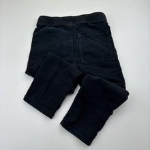Load image into Gallery viewer, Boys Anko, black casual pants, elasticated, Inside leg: 33.5cm, GUC, size 3,  