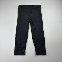 Load image into Gallery viewer, Girls Anko, grey stretchy leggings, Inside leg: 30cm, FUC, size 3,  