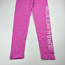 Load image into Gallery viewer, Girls Favourites, Aust cotton blend leggings, Inside leg: 52cm, NEW, size 8,  