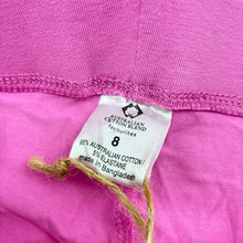 Load image into Gallery viewer, Girls Favourites, Aust cotton blend leggings, Inside leg: 52cm, NEW, size 8,  