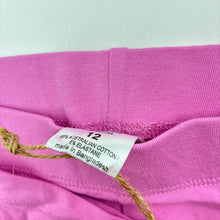 Load image into Gallery viewer, Girls Favourites, Aust cotton blend leggings, Inside leg: 57cm, NEW, size 12,  