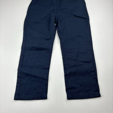 Load image into Gallery viewer, Boys SHEIN, navy lightweight cotton pants, elasticated, Inside leg: 39cm, EUC, size 6,  