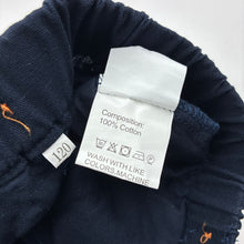 Load image into Gallery viewer, Boys SHEIN, navy lightweight cotton pants, elasticated, Inside leg: 39cm, EUC, size 6,  
