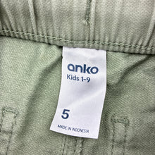 Load image into Gallery viewer, Boys Anko, stretch knit denim pants, elasticated, Inside leg: 41.5cm, EUC, size 5,  