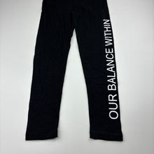 Load image into Gallery viewer, Girls Favourites, organic cotton blend leggings, elasticated, Inside leg: 49cm, NEW, size 8,  