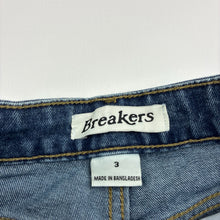 Load image into Gallery viewer, Boys Breakers, stretch denim jeans, adjustable, Inside leg: 38cm, EUC, size 3,  