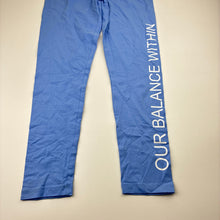 Load image into Gallery viewer, Girls Favourites, Aust cotton blend leggings, Inside leg: 60cm, NEW, size 14,  