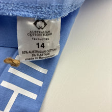 Load image into Gallery viewer, Girls Favourites, Aust cotton blend leggings, Inside leg: 60cm, NEW, size 14,  