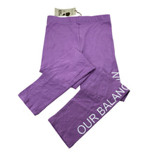 Load image into Gallery viewer, Girls Favourites, Aust cotton blend leggings, Inside leg: 49cm, NEW, size 7,  