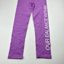 Load image into Gallery viewer, Girls Favourites, Aust cotton blend leggings, Inside leg: 47cm, NEW, size 6,  