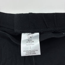 Load image into Gallery viewer, Girls Favourites, Aust cotton blend leggings, Inside leg: 44.5cm, NEW, size 7,  