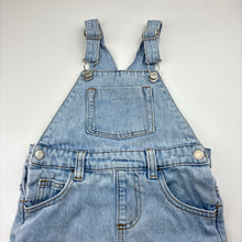 Load image into Gallery viewer, Unisex Baby Berry, blue denim overalls / shortalls, FUC, size 2,  