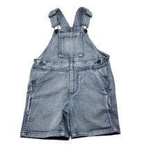 Load image into Gallery viewer, Unisex Anko, stretch knit denim overalls / shortalls, GUC, size 2,  