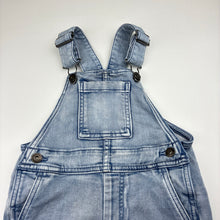 Load image into Gallery viewer, Unisex Anko, stretch knit denim overalls / shortalls, GUC, size 2,  