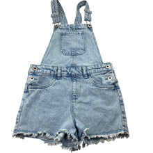 Load image into Gallery viewer, Girls Anko, blue denim overalls / shortalls, GUC, size 10,  