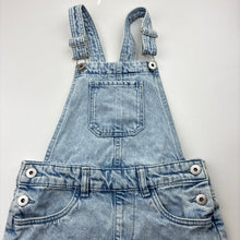 Load image into Gallery viewer, Girls Anko, blue denim overalls / shortalls, GUC, size 10,  