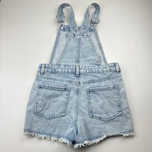 Load image into Gallery viewer, Girls Anko, blue denim overalls / shortalls, GUC, size 10,  