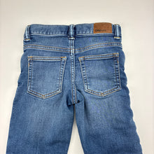Load image into Gallery viewer, Boys GAP, soft feel knit denim jeans, adjustable, Inside leg: 36cm, GUC, size 3,  