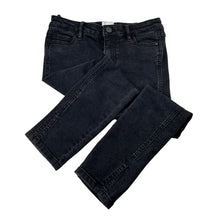 Load image into Gallery viewer, Girls Witchery, black stretch denim jeans, adjustable, Inside leg: 45cm, GUC, size 7,  