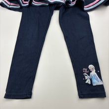 Load image into Gallery viewer, Girls DIsney, Frozen all-in-one leggings / skirt, elasticated, FUC, size 7-8,  