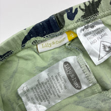 Load image into Gallery viewer, Boys Lily &amp; Dan, soft cotton pyjama pants, dinosaurs, FUC, size 4,  
