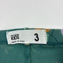 Load image into Gallery viewer, Girls Cotton On, floral flared leggings, elasticated, Inside leg: 33cm, FUC, size 3,  