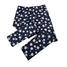 Load image into Gallery viewer, Girls Target, thick floral stretchy leggings, Inside leg: 43cm, GUC, size 7,  