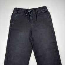 Load image into Gallery viewer, Boys Anko, knit stretch denim pants, elasticated, Inside leg: 43cm, GUC, size 5,  