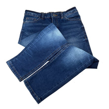 Load image into Gallery viewer, Boys Next, blue stretch denim jeans, adjustable, Inside leg: 54cm, GUC, size 9,  