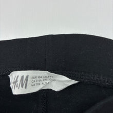 Load image into Gallery viewer, Girls H&amp;M, fleece lined flip sequin leggings / pants, elasticated, Inside leg: 39cm, EUC, size 4,  