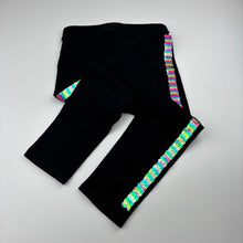 Load image into Gallery viewer, Girls H&amp;M, fleece lined flip sequin leggings / pants, elasticated, Inside leg: 39cm, EUC, size 4,  