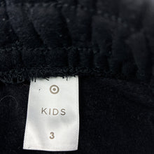 Load image into Gallery viewer, Unisex Target, black fleece lined track pants, elasticated, Inside leg: 35cm, EUC, size 3,  