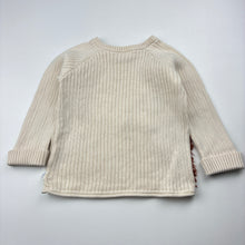 Load image into Gallery viewer, Boys Sprout, knitted cotton sweater / jumper, giraffe, EUC, size 1,  